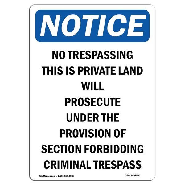 OSHA Notice Sign, 5
